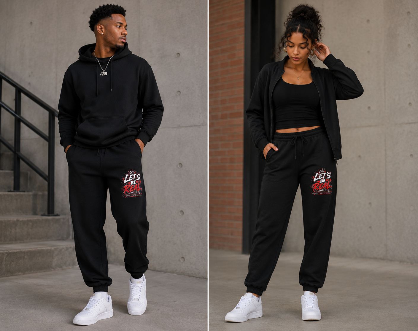 Let's Be Real Joggers Sweatpants