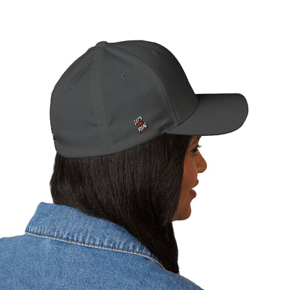 Embroidered Crest Cap — LB Crown Shield Closed-Back Baseball Hat