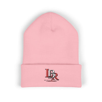 Embroidered 'BR' Classic Cuffed Beanie — Warm Knit Winter Hat