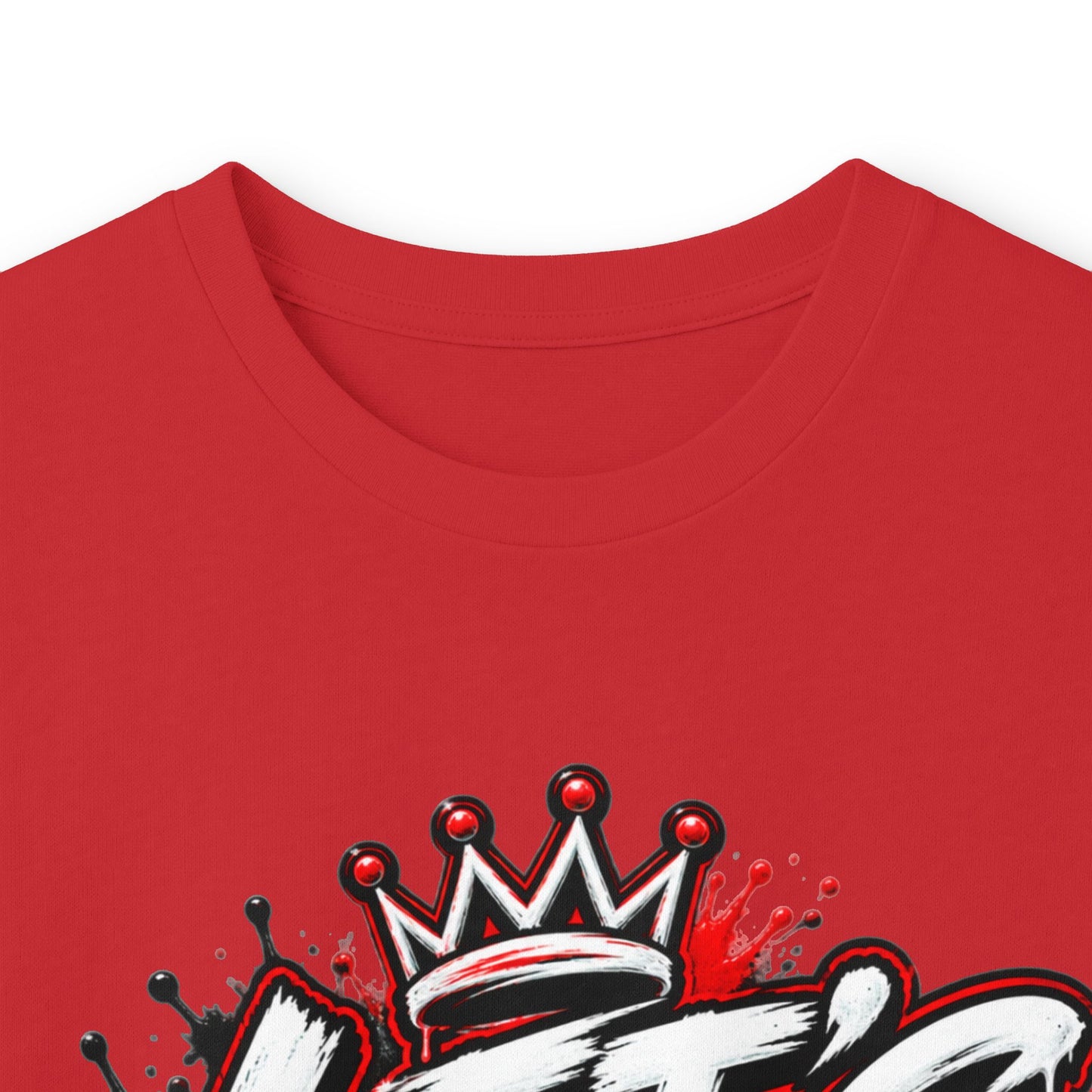 Let’s Be Real graffiti crown long sleeve tee