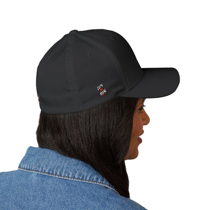 Embroidered Crest Cap — LB Crown Shield Closed-Back Baseball Hat