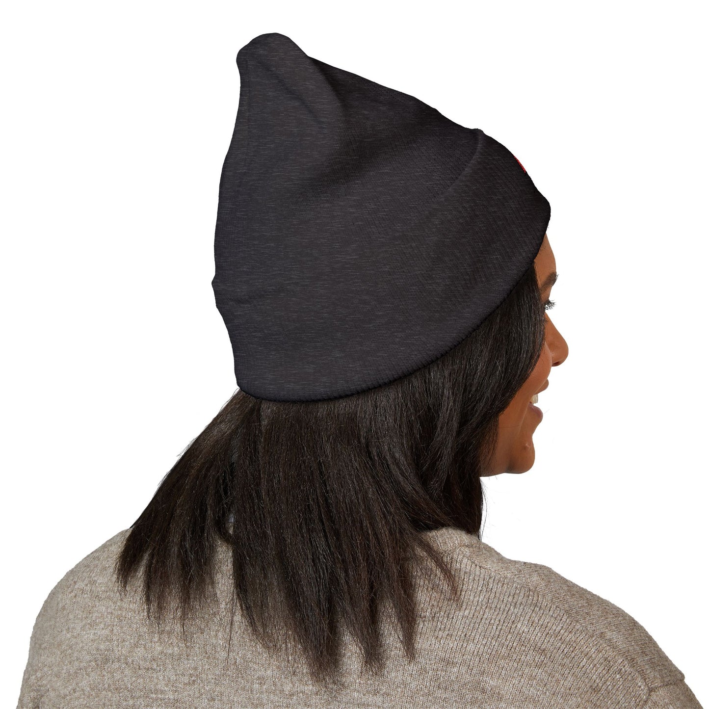 Embroidered 'BR' Classic Cuffed Beanie — Warm Knit Winter Hat
