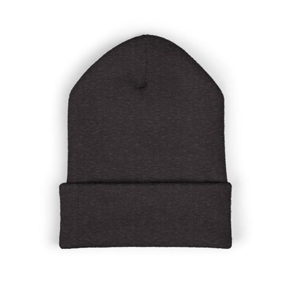 Embroidered 'BR' Classic Cuffed Beanie — Warm Knit Winter Hat