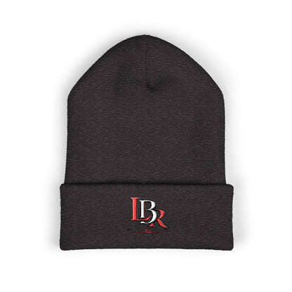 Embroidered 'BR' Classic Cuffed Beanie — Warm Knit Winter Hat