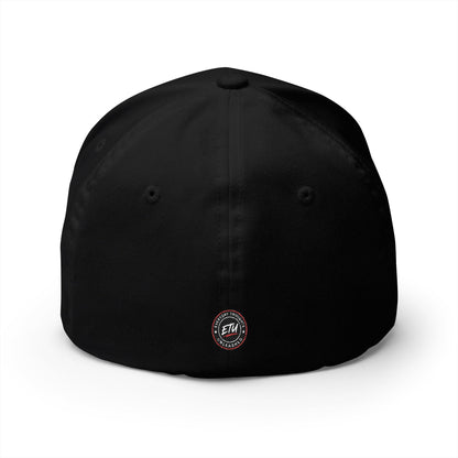 Embroidered Crest Cap — LB Crown Shield Closed-Back Baseball Hat
