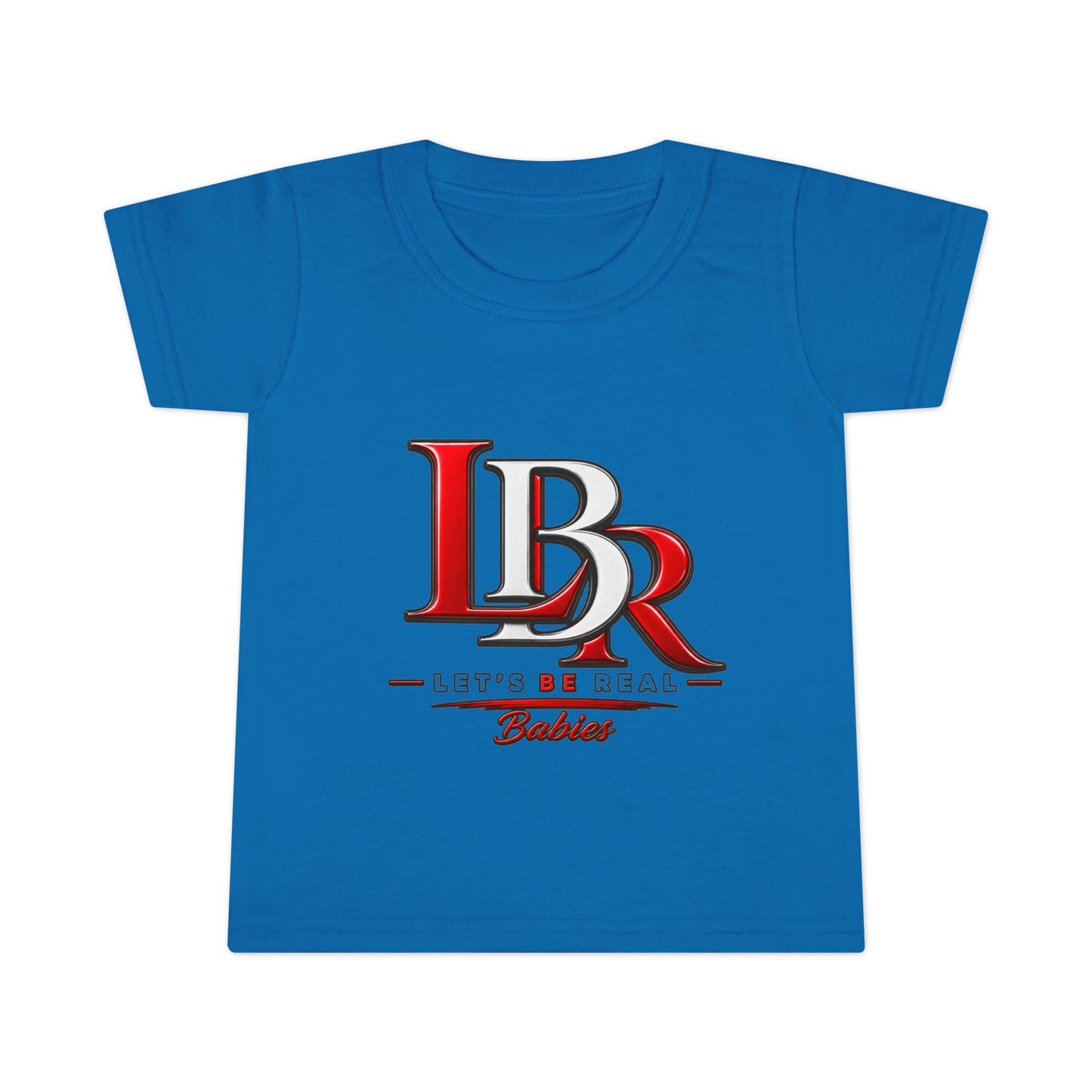 Toddler T-Shirt - LBR Red & White Logo Graphic Tee for Babies