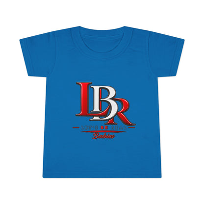 Toddler T-Shirt - LBR Red & White Logo Graphic Tee for Babies