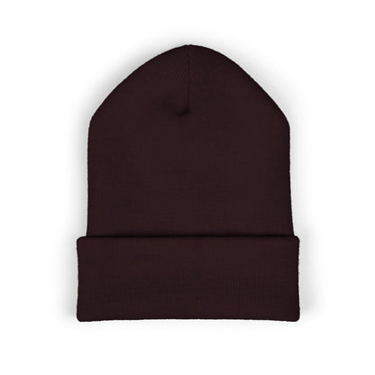 Embroidered 'BR' Classic Cuffed Beanie — Warm Knit Winter Hat