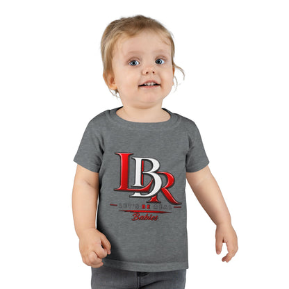 Toddler T-Shirt - LBR Red & White Logo Graphic Tee for Babies