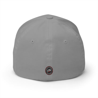 Embroidered Crest Cap — LB Crown Shield Closed-Back Baseball Hat