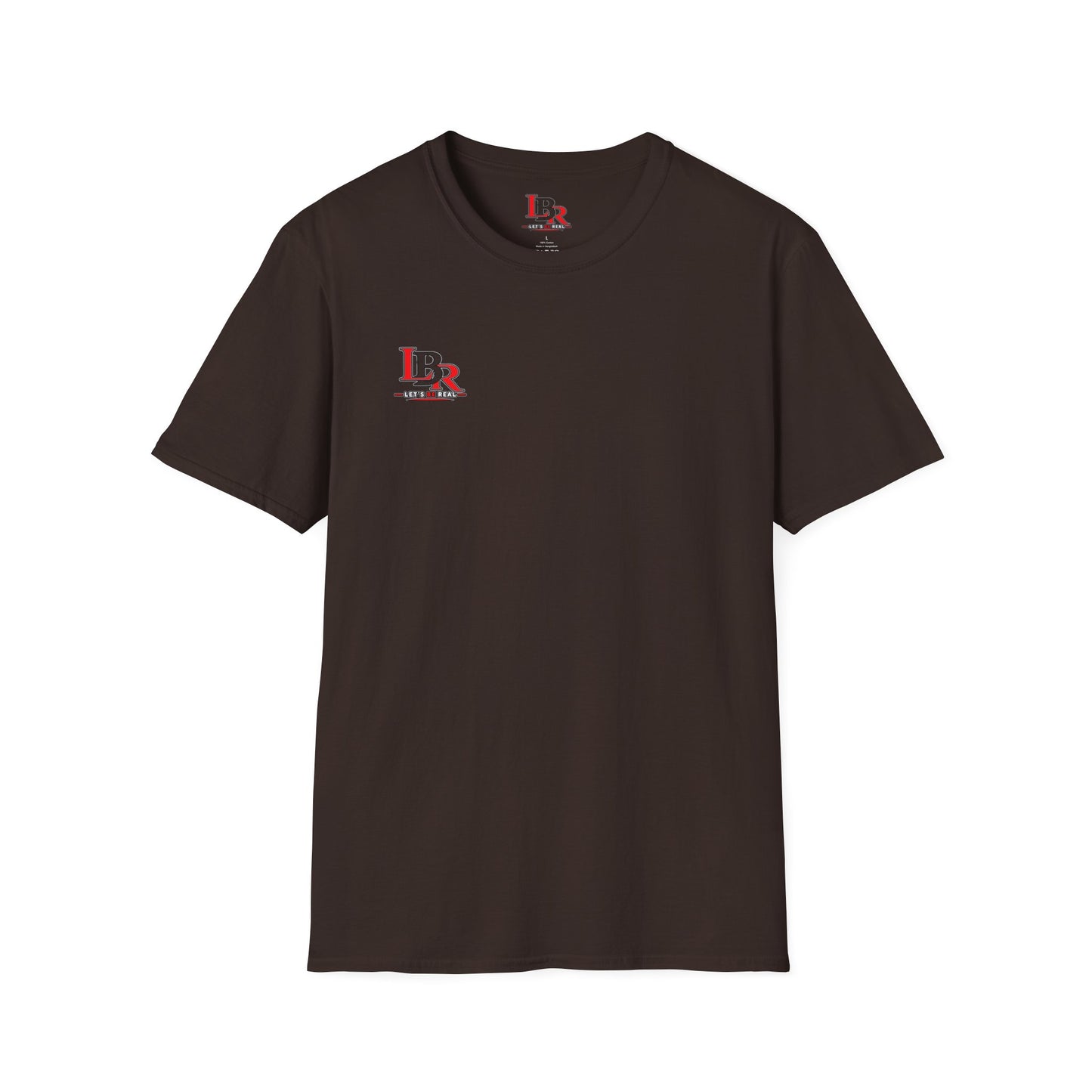 Minimalist 'LBR' Logo T-Shirt — Small Chest Print Casual Tee