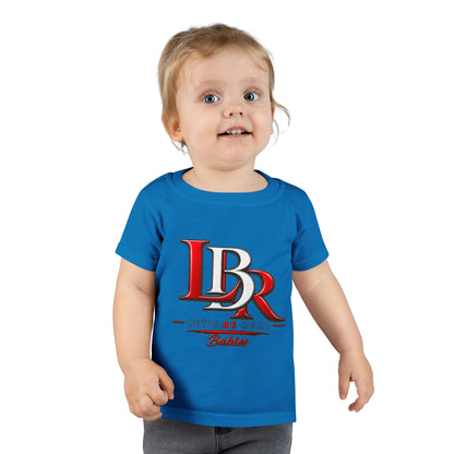 Toddler T-Shirt - LBR Red & White Logo Graphic Tee for Babies