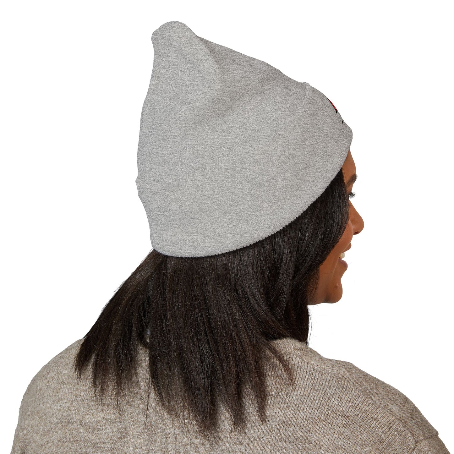 Embroidered 'BR' Classic Cuffed Beanie — Warm Knit Winter Hat