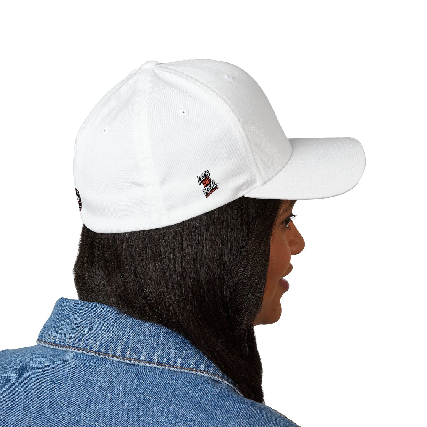Embroidered Crest Cap — LB Crown Shield Closed-Back Baseball Hat