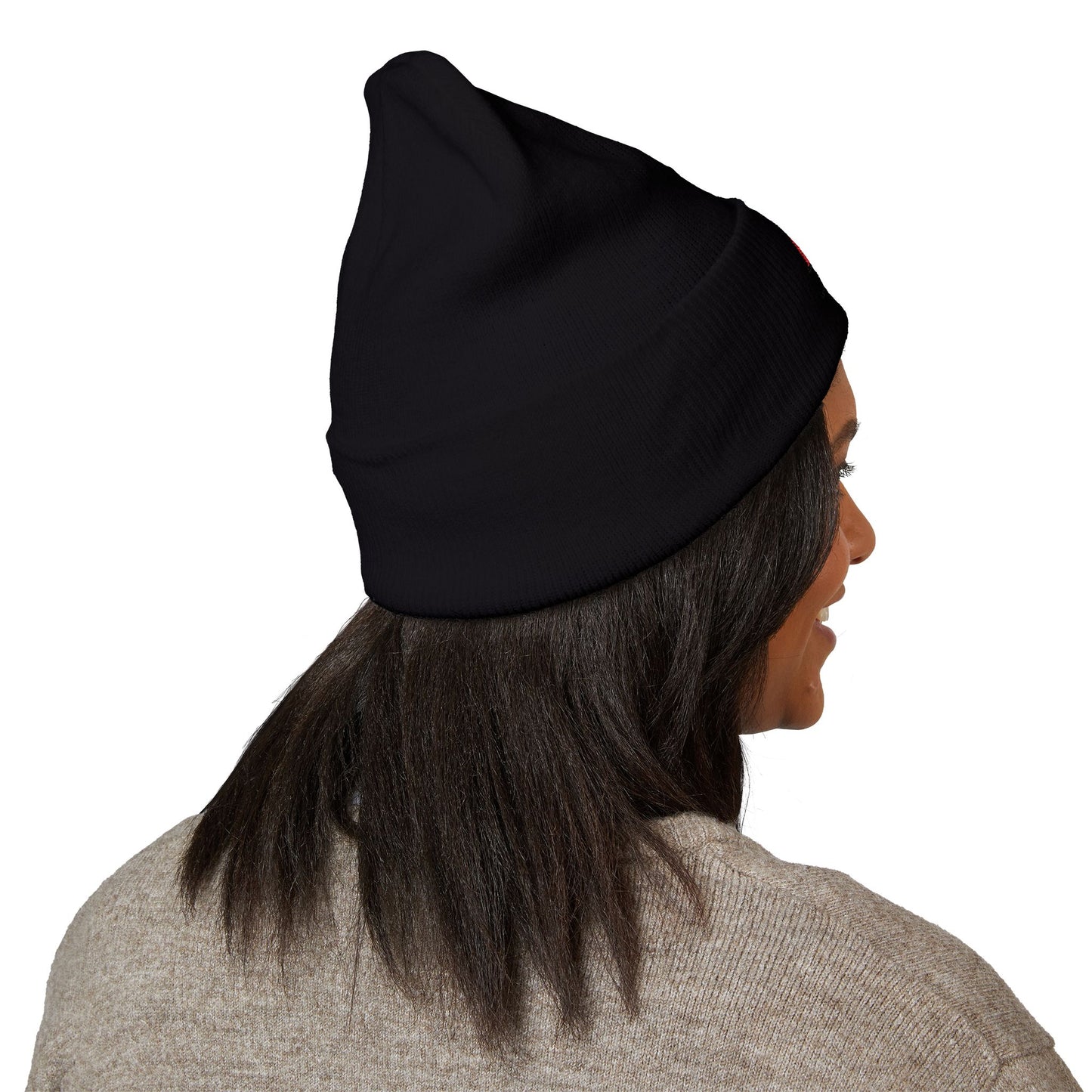 Embroidered 'BR' Classic Cuffed Beanie — Warm Knit Winter Hat