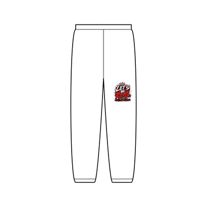 Let's Ride Graphic Sweatpants — Retro Motorcycle Logo Joggers