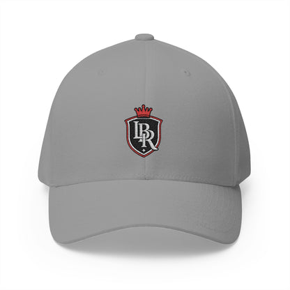 Embroidered Crest Cap — LB Crown Shield Closed-Back Baseball Hat