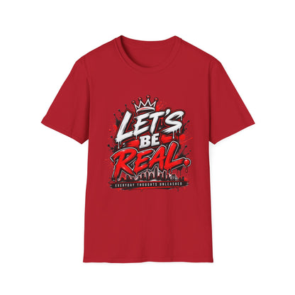 Let’s Be Real graphic tee | Crown graffiti design