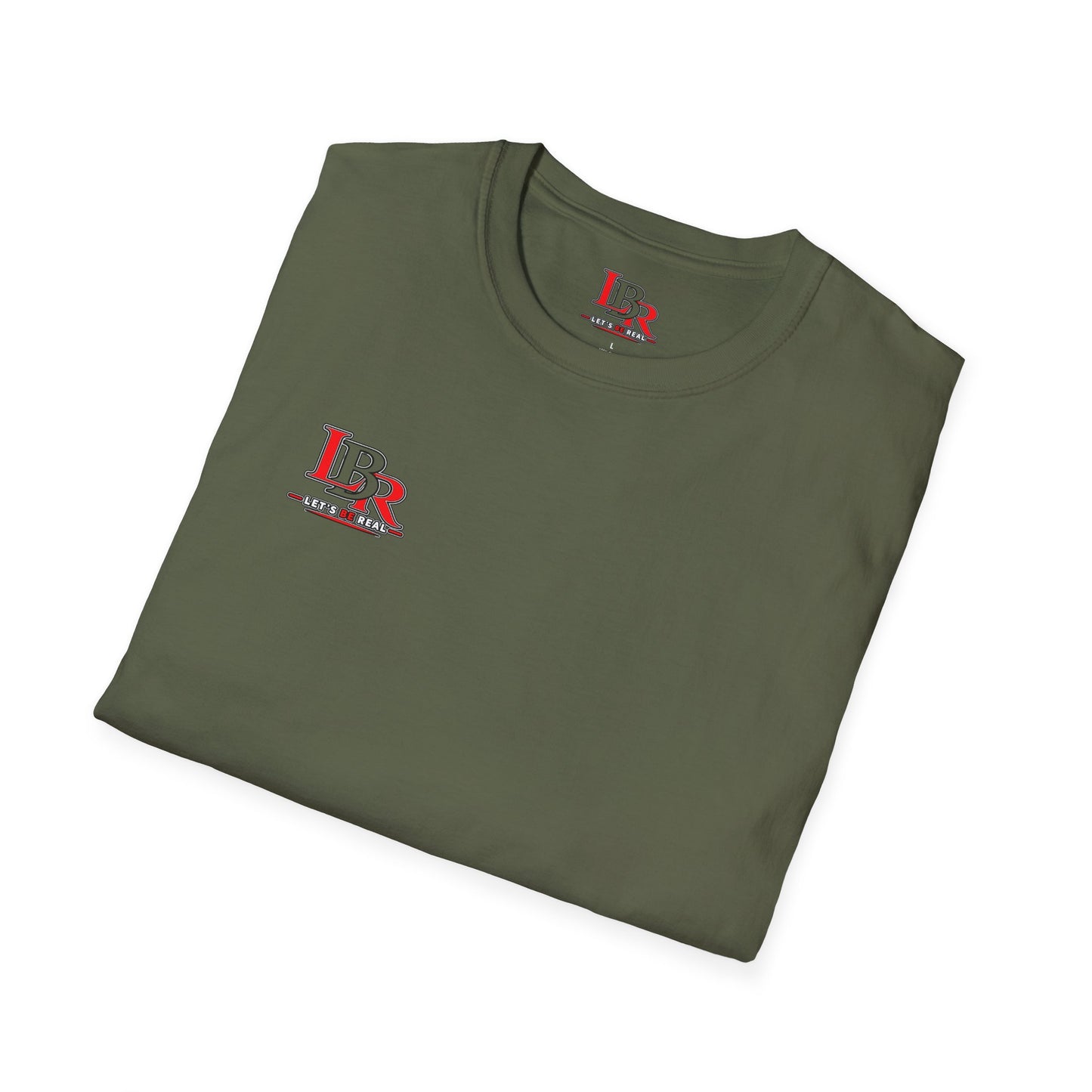 Minimalist 'LBR' Logo T-Shirt — Small Chest Print Casual Tee