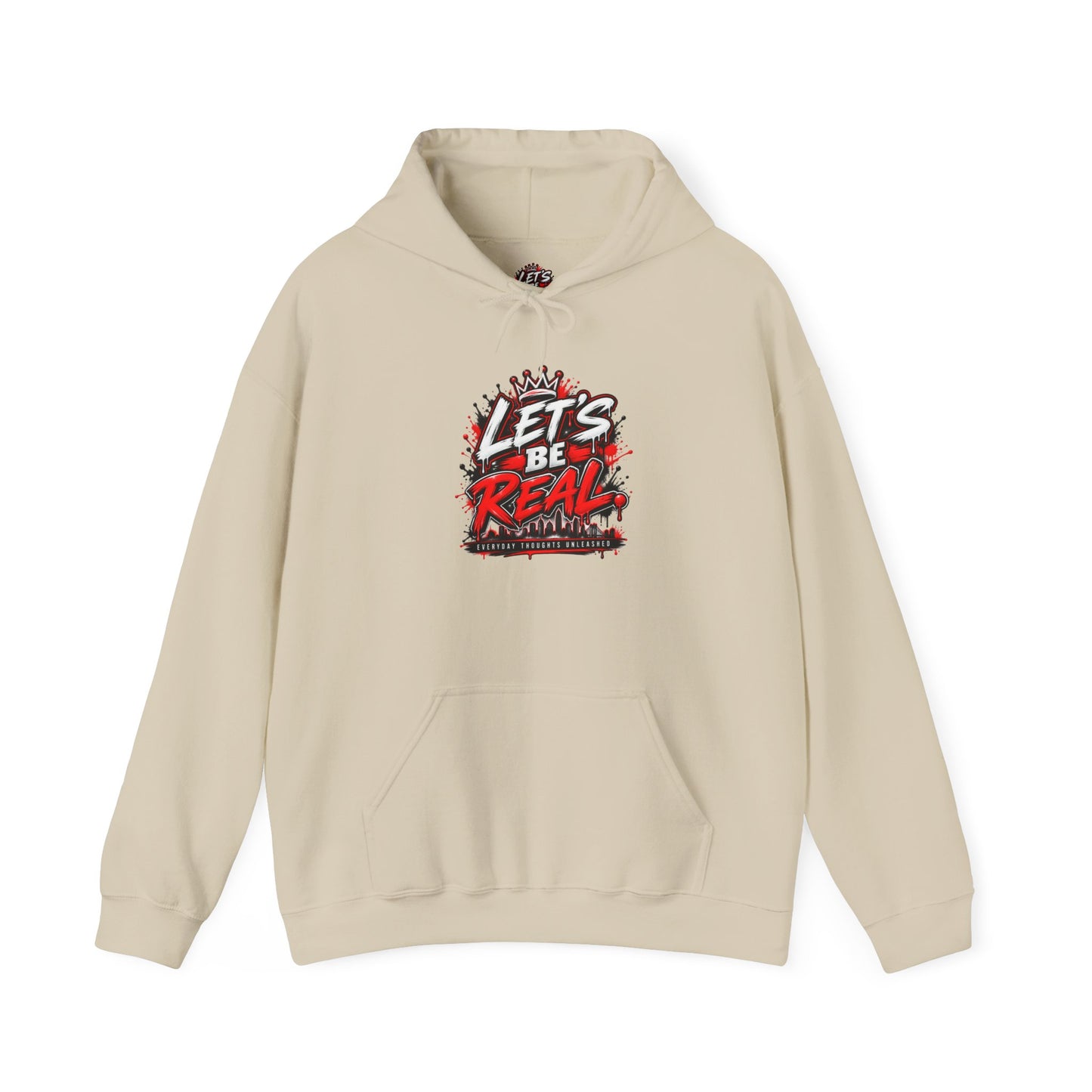 Let's Be Real Graphic Hoodie
