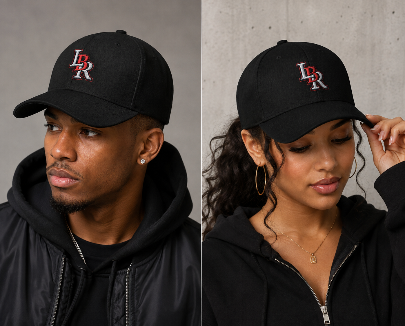 LBR Logo Closed-Back Cap