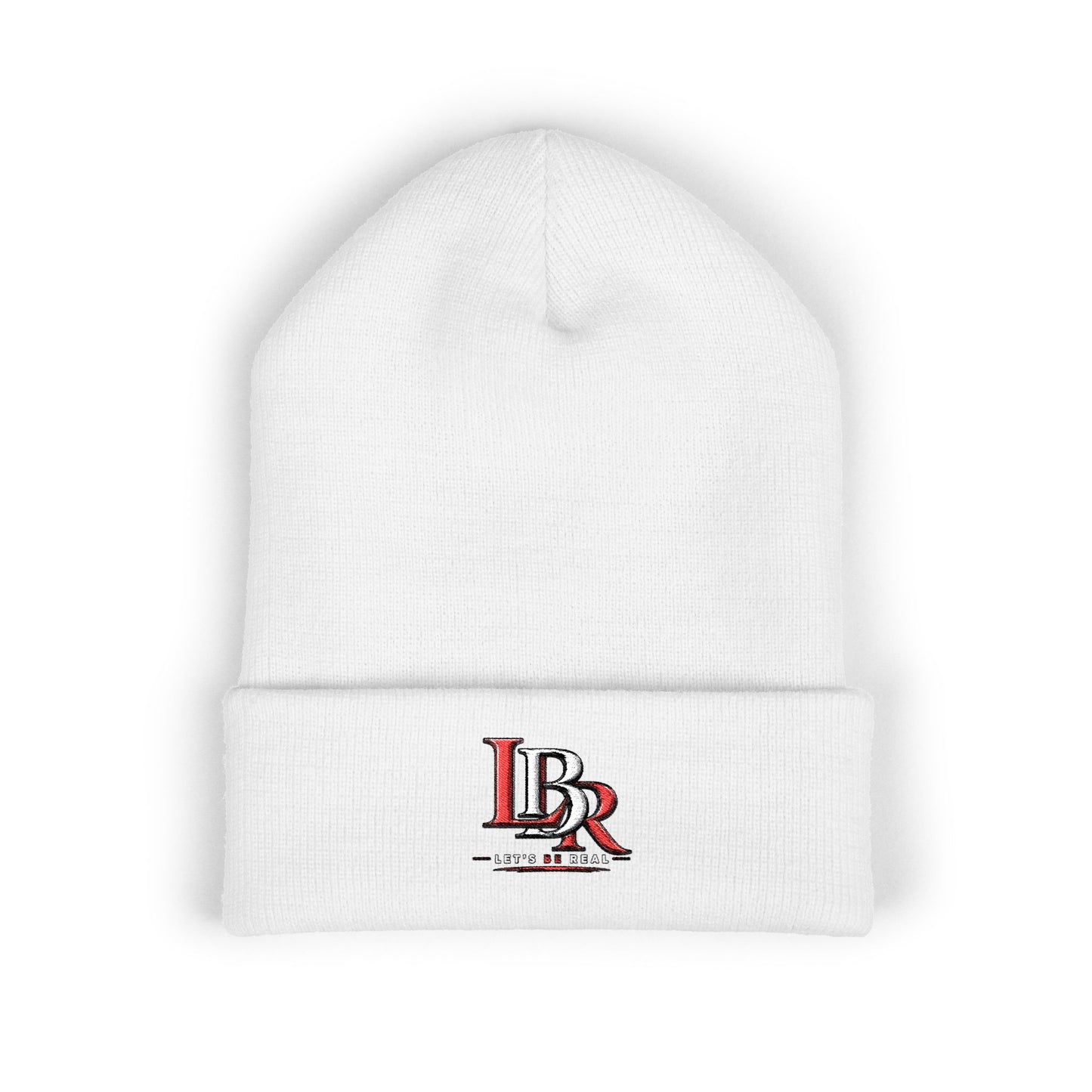 Embroidered 'BR' Classic Cuffed Beanie — Warm Knit Winter Hat