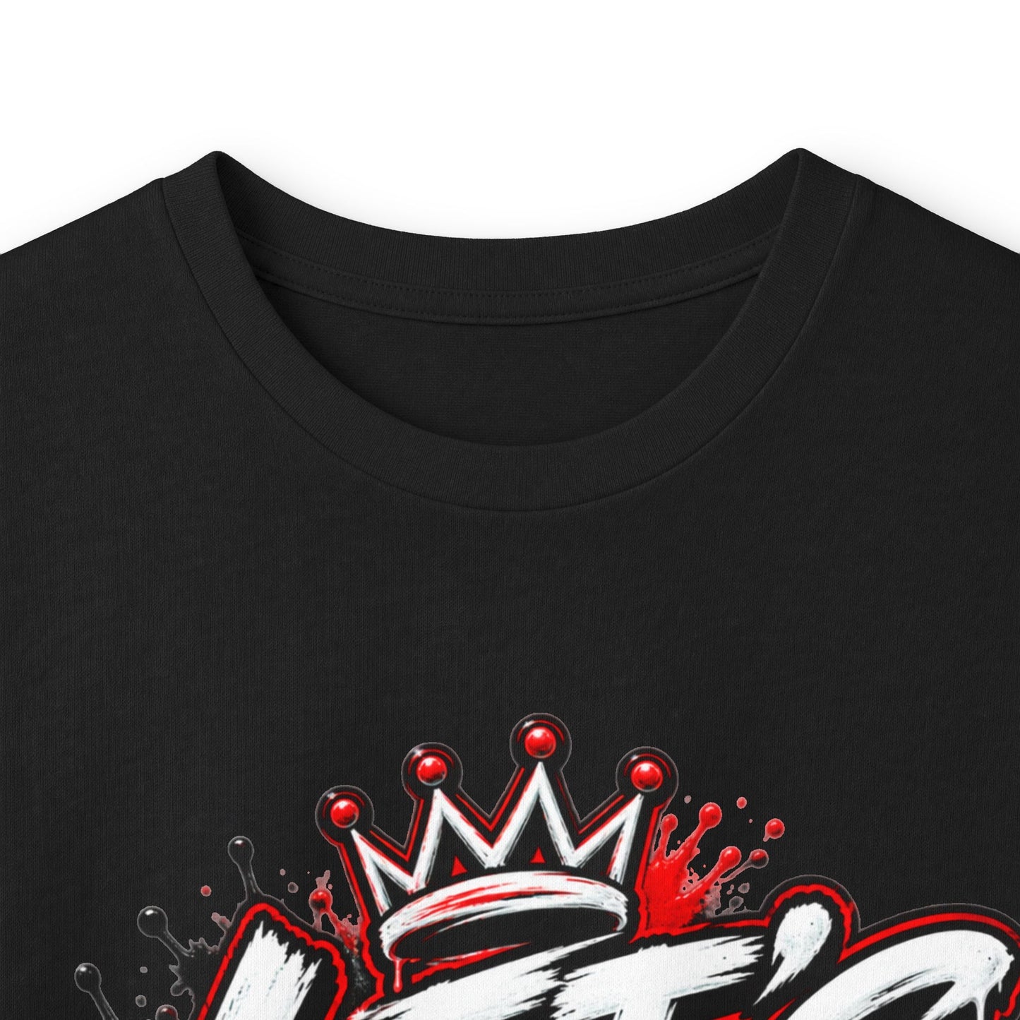 Let’s Be Real graffiti crown long sleeve tee