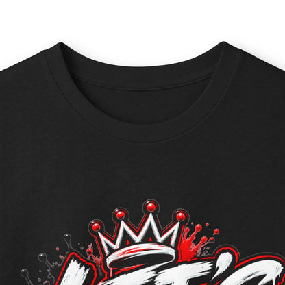 Let’s Be Real graffiti crown long sleeve tee