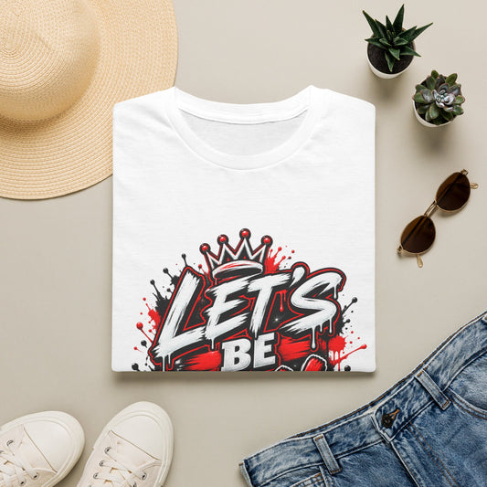 Let’s Be Real graphic tee | Crown graffiti design