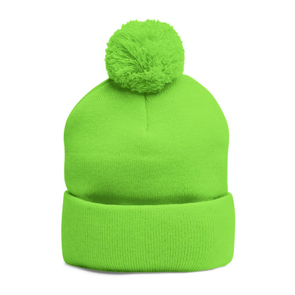 LBR Embroidered Pom-Pom Beanie
