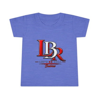 Toddler T-Shirt - LBR Red & White Logo Graphic Tee for Babies