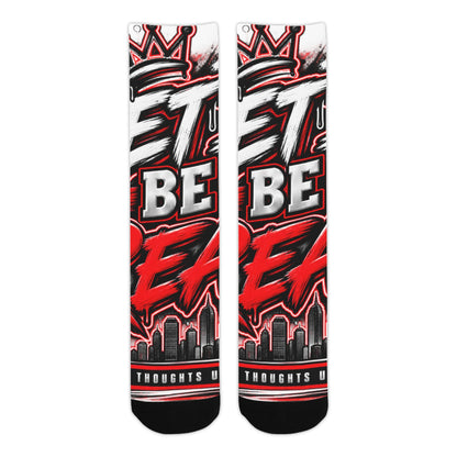 Lets Be Real Custom Socks *1