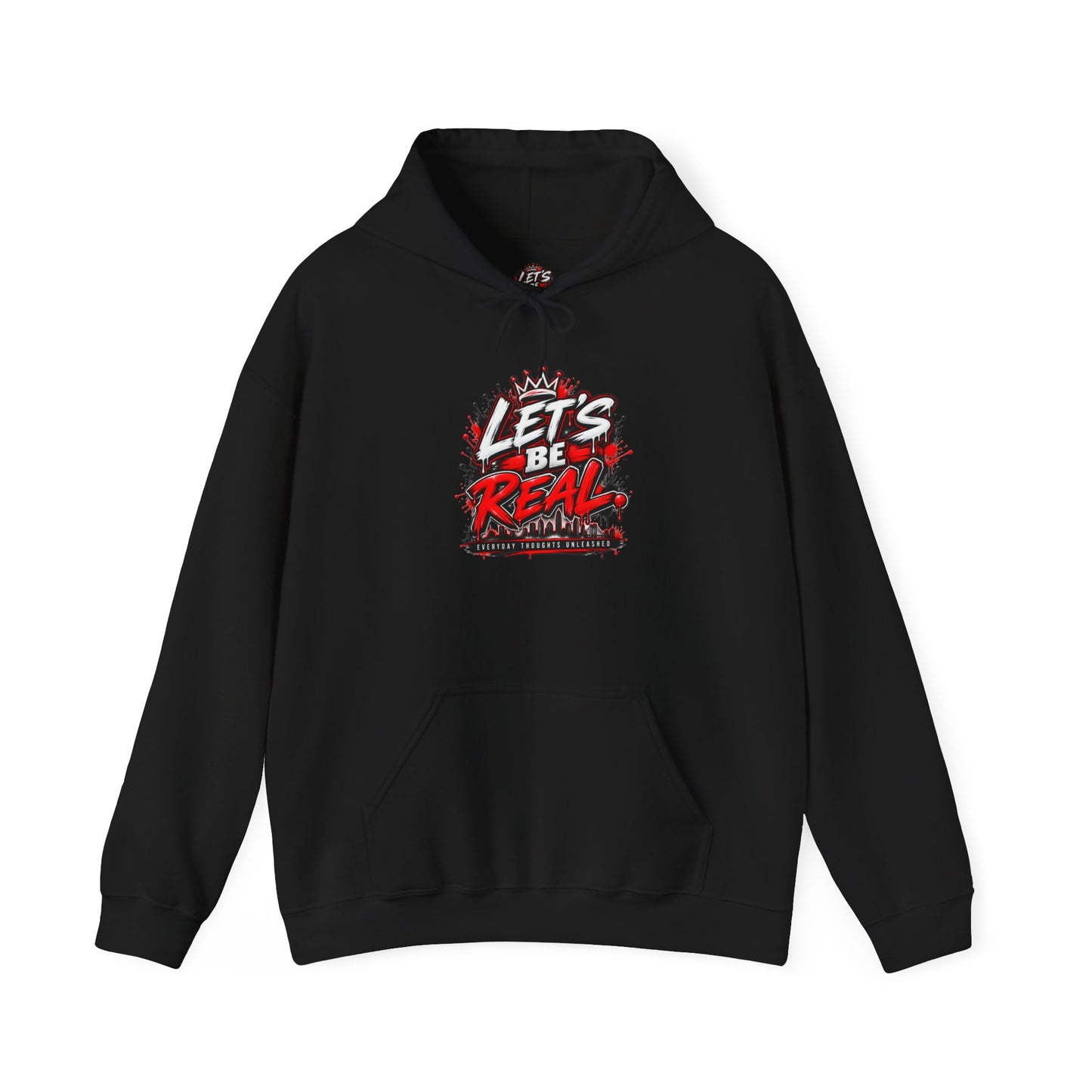 Let's Be Real Graphic Hoodie