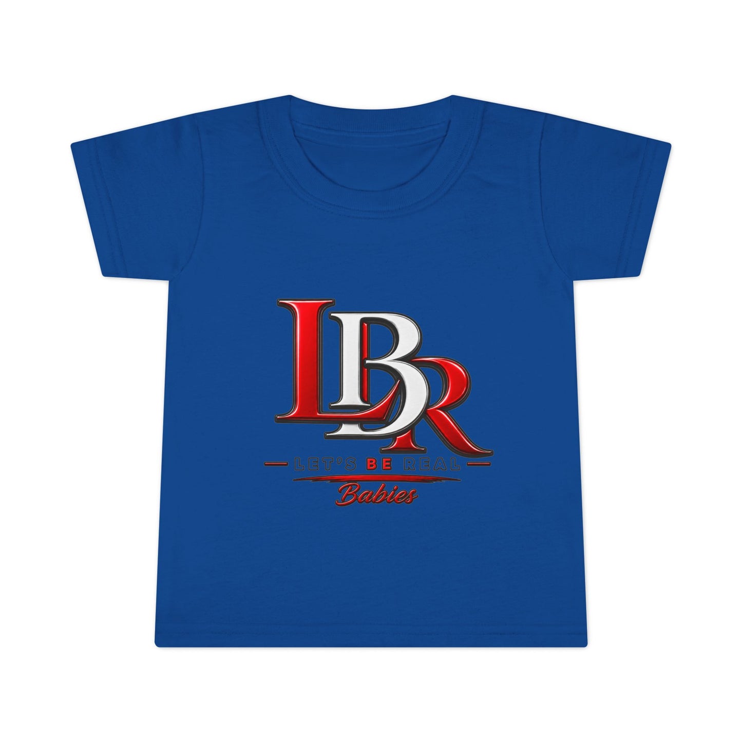 Toddler T-Shirt - LBR Red & White Logo Graphic Tee for Babies