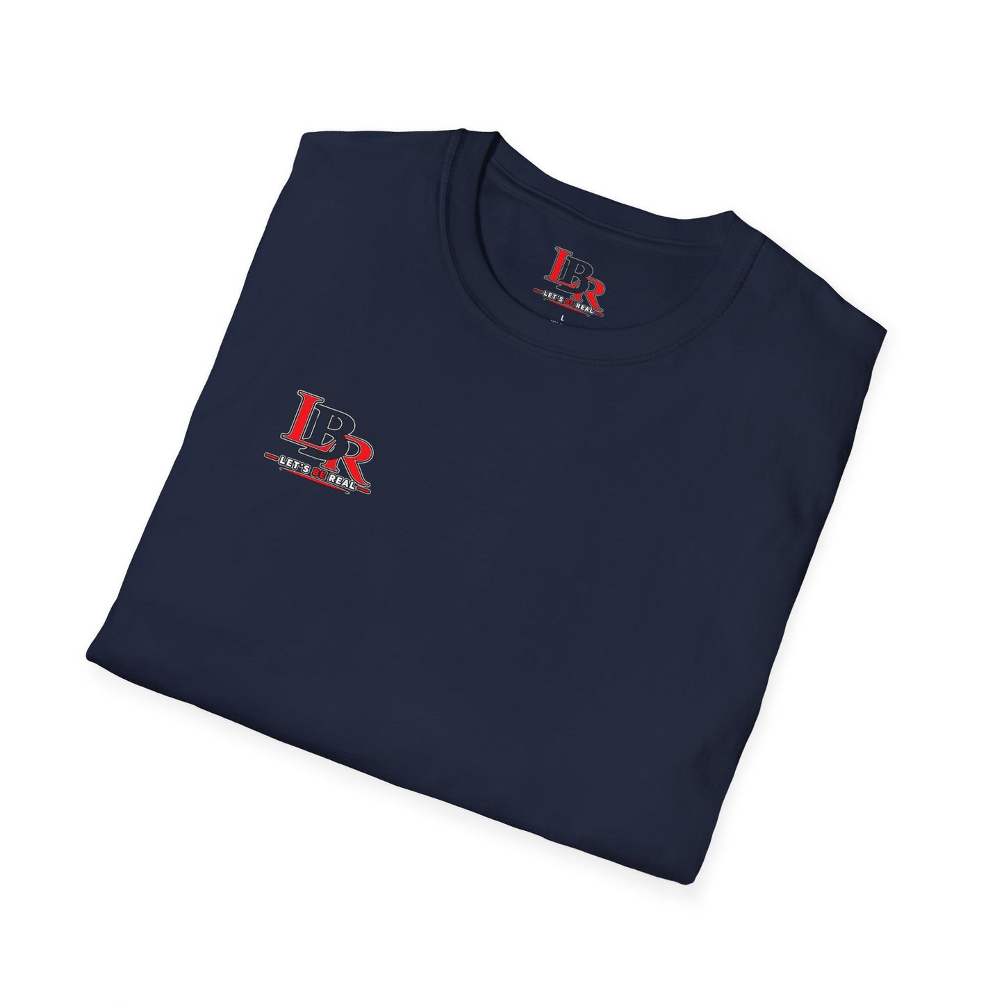 Minimalist 'LBR' Logo T-Shirt — Small Chest Print Casual Tee