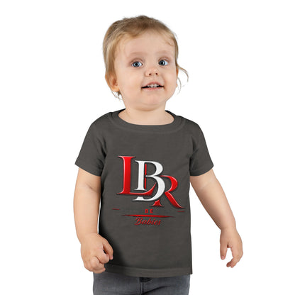 Toddler T-Shirt - LBR Red & White Logo Graphic Tee for Babies