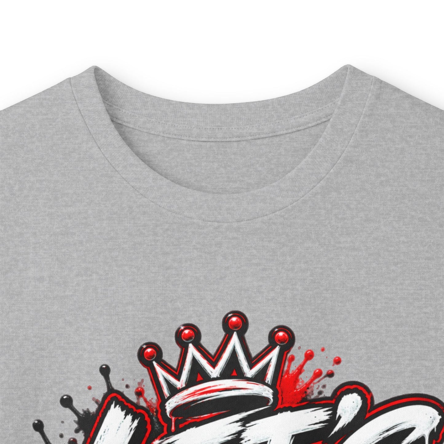 Let’s Be Real graffiti crown long sleeve tee