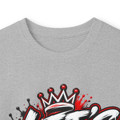 Let’s Be Real graffiti crown long sleeve tee