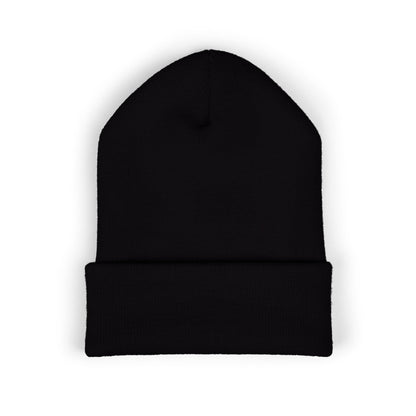Embroidered 'BR' Classic Cuffed Beanie — Warm Knit Winter Hat