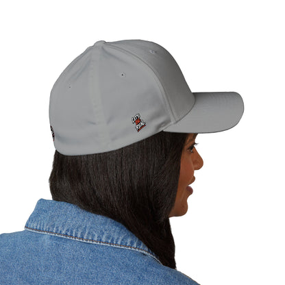 Embroidered Crest Cap — LB Crown Shield Closed-Back Baseball Hat