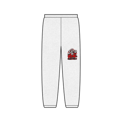 Let's Ride Graphic Sweatpants — Retro Motorcycle Logo Joggers