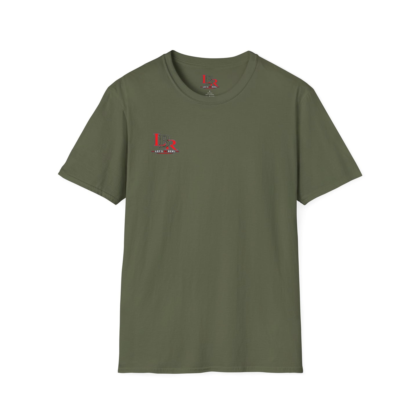 Minimalist 'LBR' Logo T-Shirt — Small Chest Print Casual Tee