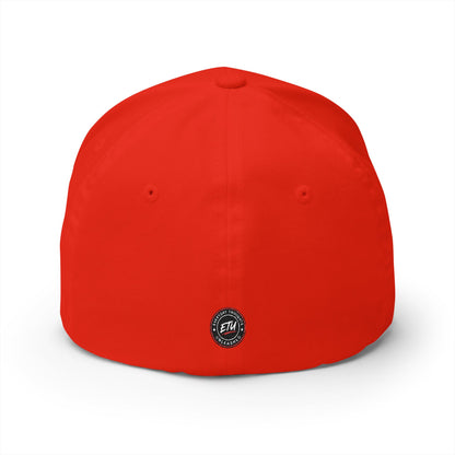 Embroidered Crest Cap — LB Crown Shield Closed-Back Baseball Hat