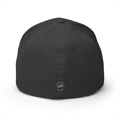 Embroidered Crest Cap — LB Crown Shield Closed-Back Baseball Hat
