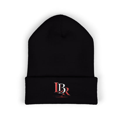 Embroidered 'BR' Classic Cuffed Beanie — Warm Knit Winter Hat