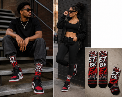 Lets Be Real Custom Socks *1